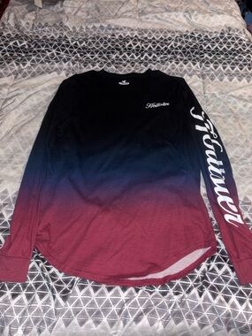 Hollister Men's Ombre Long-Sleeve Shirt - men’s small
